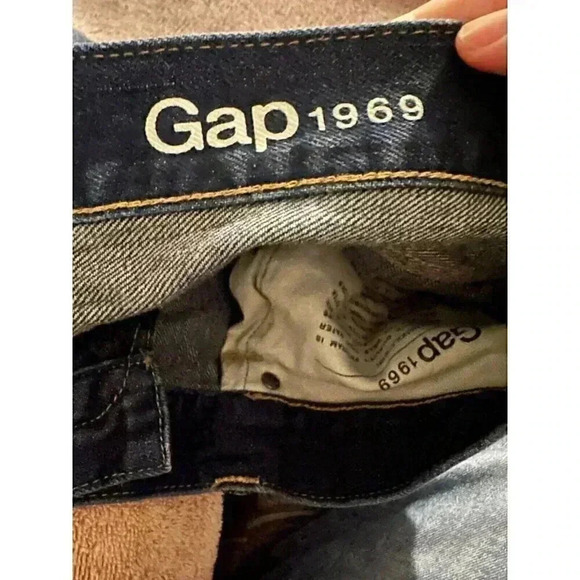 1969 GAP 34 X 30 MEN’S STANDARD FIT DISTRESSED JEANS measures - Picture 10 of 11